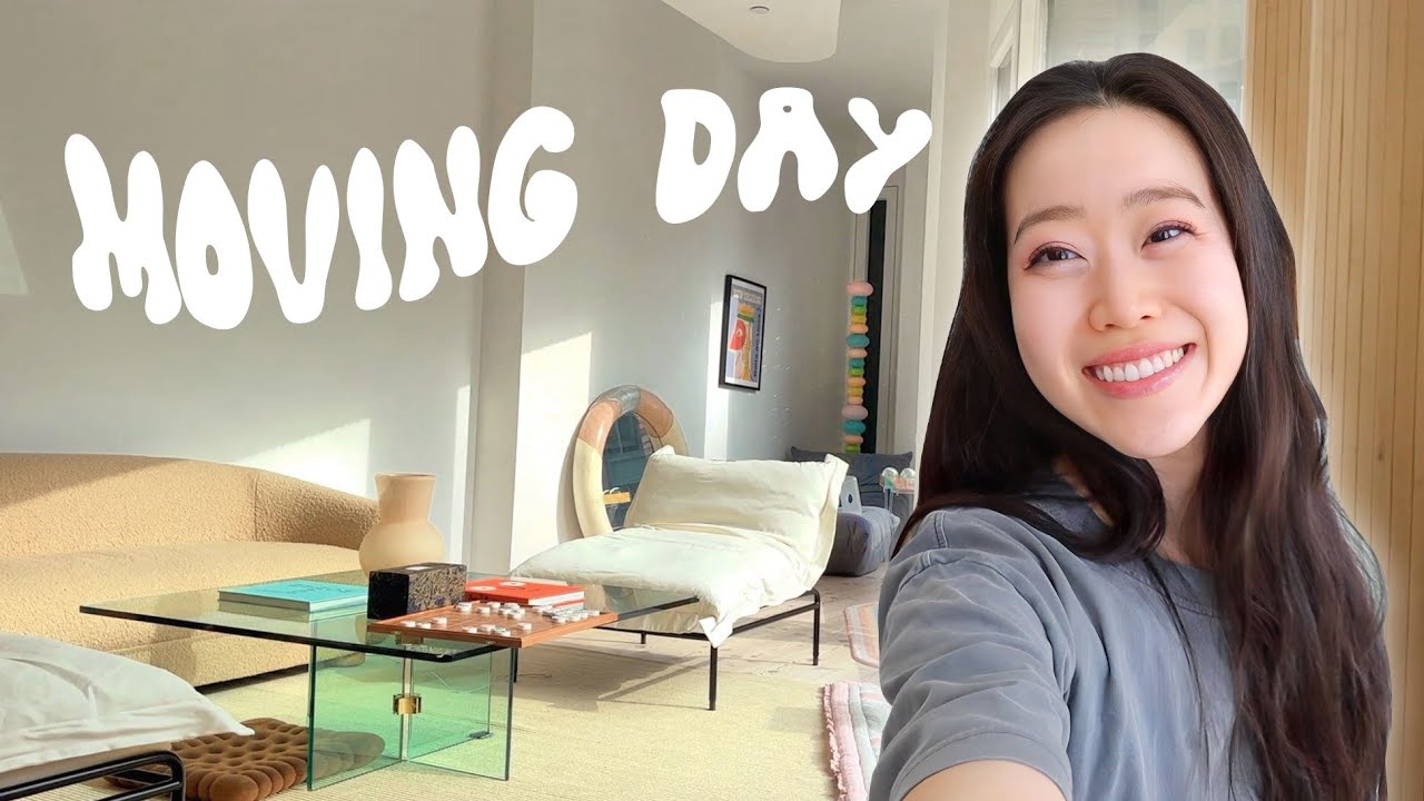 NEW APARTMENT TOUR! hectic moving day - YouTube