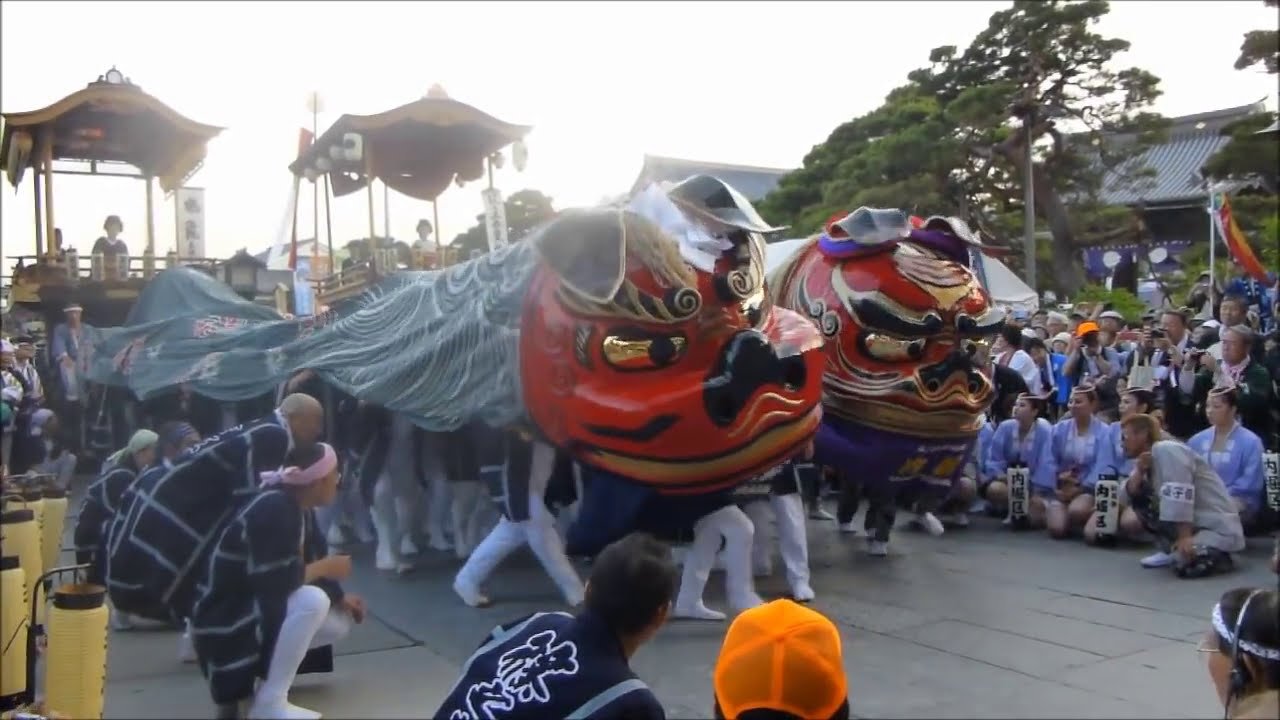 篠ノ井大獅子 2015善光寺御開帳 山門前競演