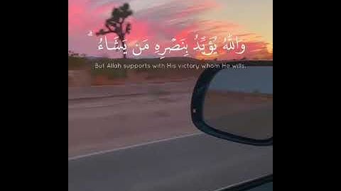 القرآن الكريم | والله يؤيد بنصره من يشاء | سورة آل عمران