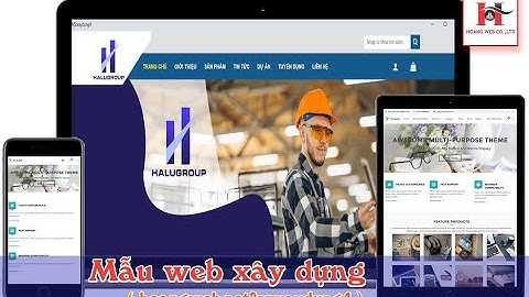 Mẫu web công ty xây dựng - WordPress Theme