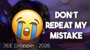 I Studied Seriously in Class 11 & 12… But Still Failed JEE (Raw Talk)