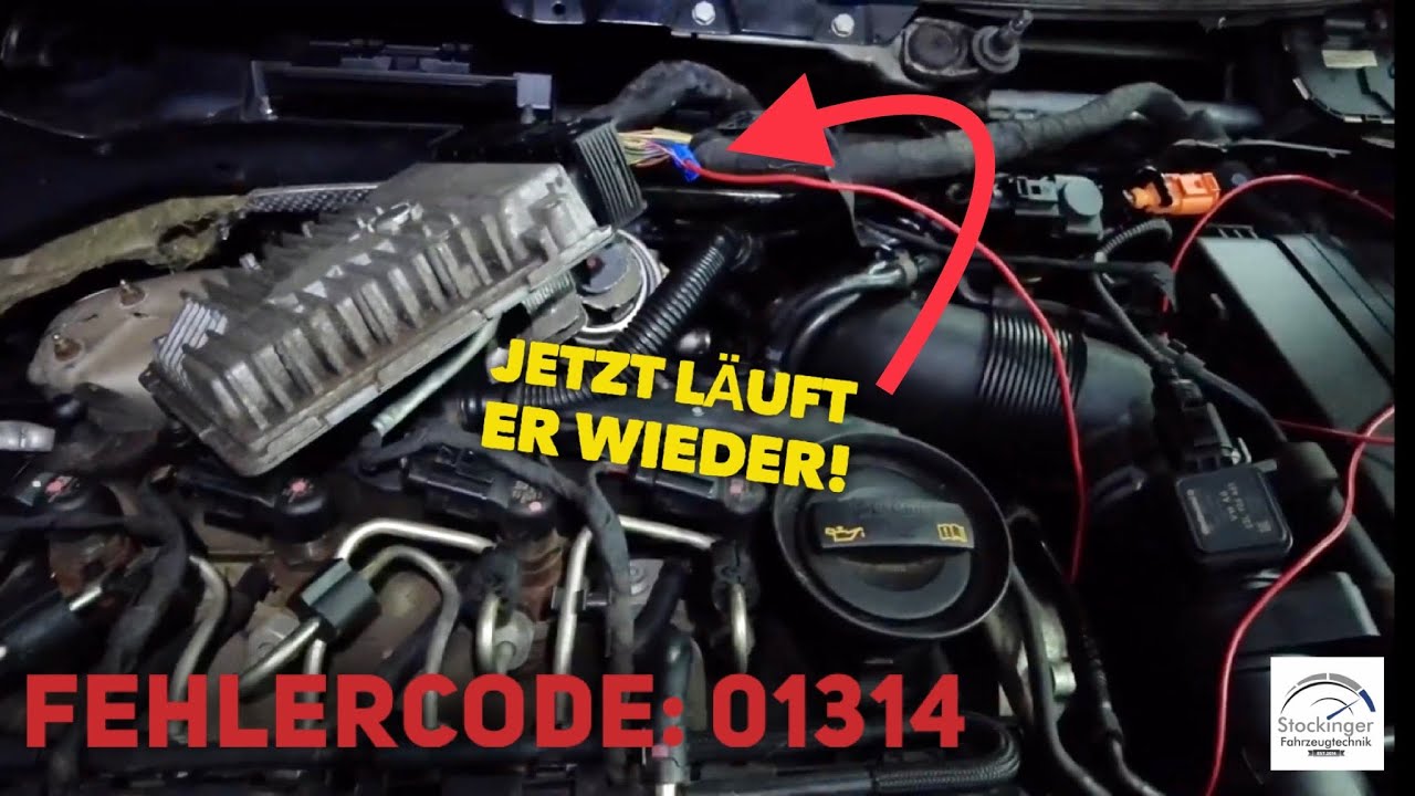 Golf 4 Motorsteuergerät Lässt Sich Nicht Auslesen VW Golf 6 - 1.6l TDI startet nicht - Fehlercode: 01314 Motorsteuergerät