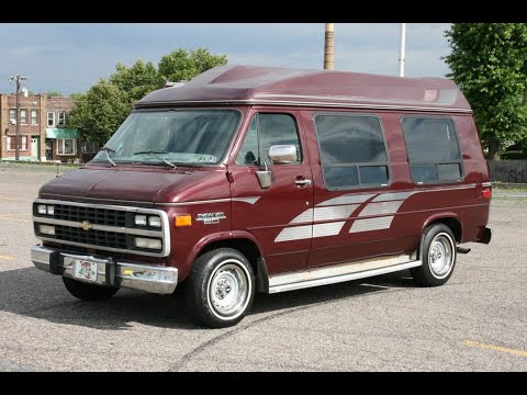 burgundy van