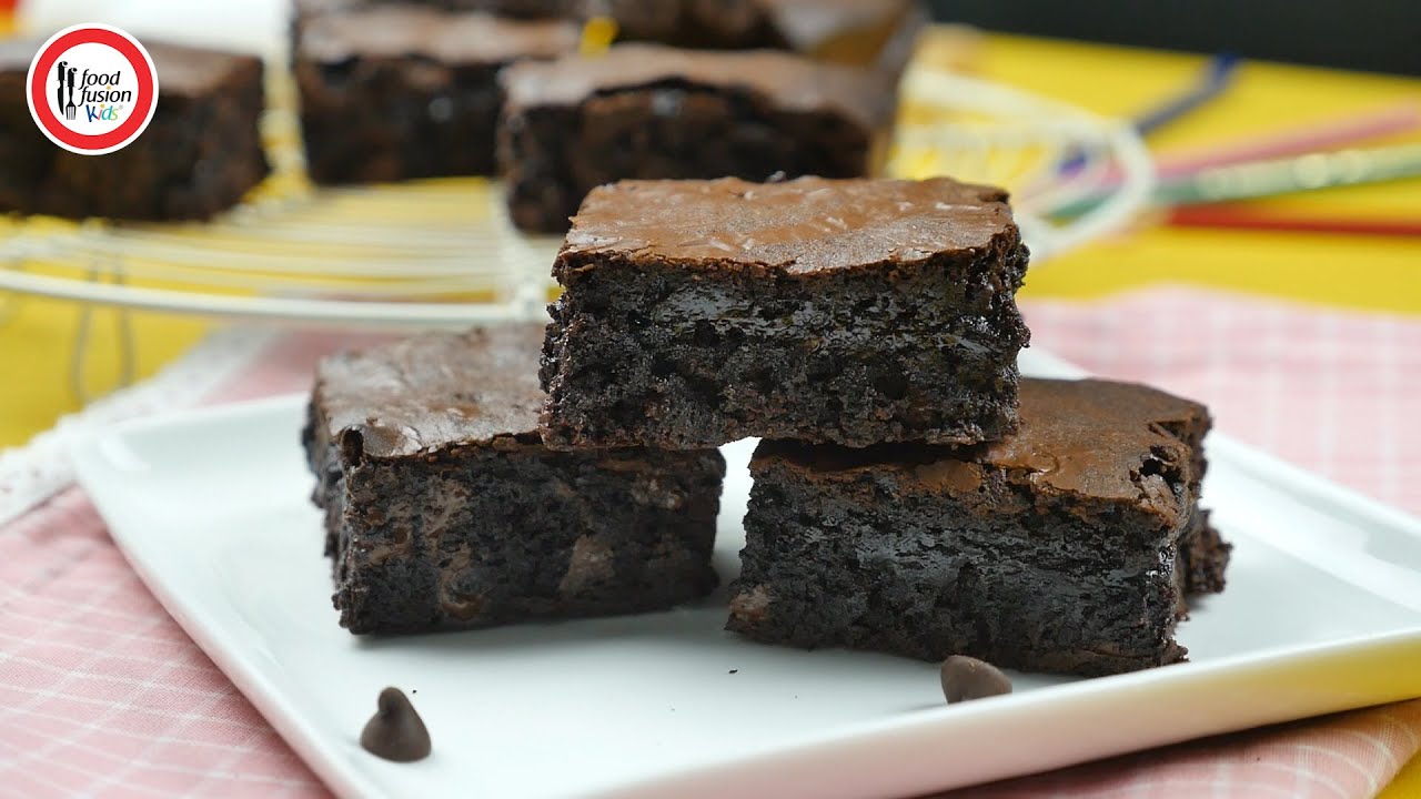 Extra Fudgy Chocolate Brownies by Food Fusion Kids