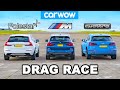 BMW X3 M40i vs Volvo XC60 Polestar vs Audi Q5e: DRAG RACE