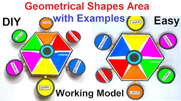 geometrical shapes area with examples | math