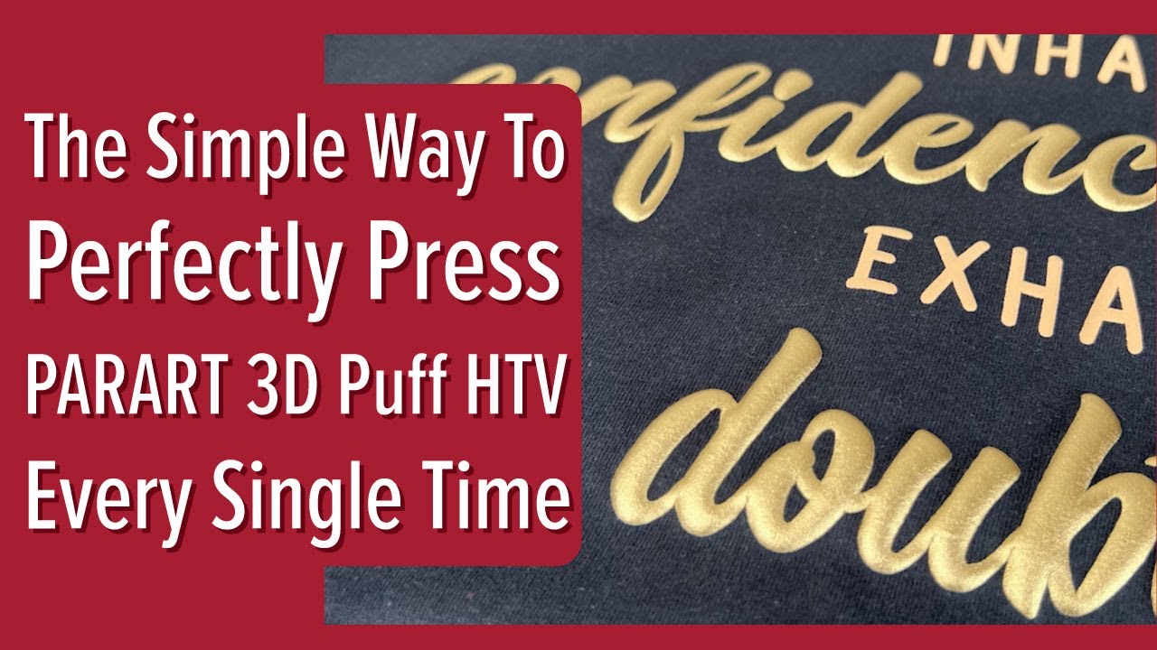 3D Puff Heat Transfer Vinyl, Puffy HTV