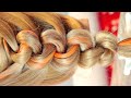 Коса "Цепь" | Авторские причёски | Лена Роговая | Hairstyles by REM | Copyright ©
