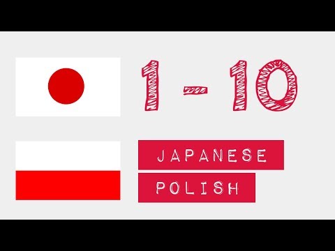 Numery od 1 do 10 - język japoński - Polskie