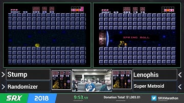 SRX Spring 2018: Super Metroid - Item Randomizer by Stump and Lenophis in 1:24:20