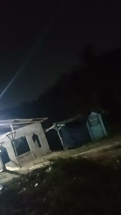 suasana malam hari di pondok pesantren salafi Bani sohib Lebak Banten