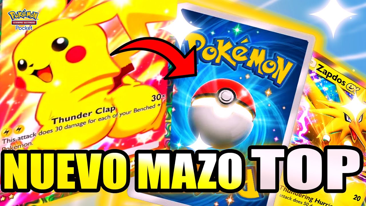 ⚡¡El NUEVO MAZO IMPARABLE de PIKACHU!⚡ POKEMON TCG POCKET - YouTube
