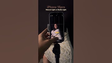 Natural v Studio Light portrait mode 📸 in #iphone15pro. See results☝️#iphonephotography #shorts