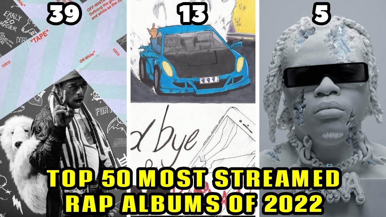 TOP 50 MOST STREAMED RAP ALBUMS OF 2022 YouTube