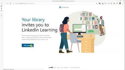 How to access LinkedIn Learning   through NLB e-resources
