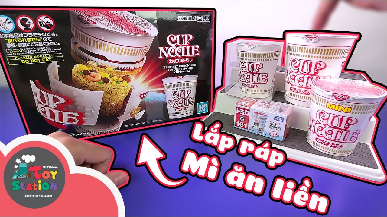 Lắp ráp ly mì huyền thoại Cup Noodle, khởi nguồn của ngành mì ăn liền thế giới ToyStation 595