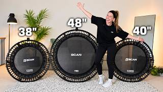 What Size Rebounder Should You Buy? 38" vs 40" vs 48" | FED Fitness BCAN Series BT4 Soft Land Pro screenshot 4