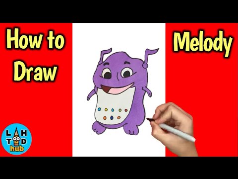 How to Draw Melody the Music Pet: Little Einstein's