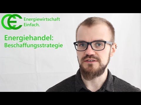 Energiehandel: Beschaffungsstrategie