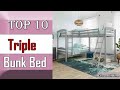 ✅ 10 Best Triple Bunk Bed New Model 2022