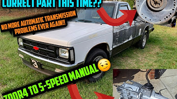 Swapped This 85 Model S10 From a 700R4 To a 5-Speed Manual (Will it Drive??)