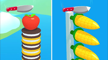 Slice It All Gameplay! Satisfying and Relaxing ASMR Slicing Video