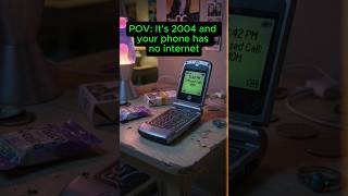 POV: It’s 2004 and your phone has no internet #nostalgia  #oldphone #early2000s