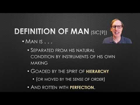 Burke: Definition of Man