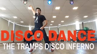 Disco inferno- The Tramps | DiscoDance  (Coreografia 70.80) Dance Video Resimi