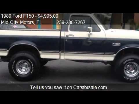 1989 Ford F150 Reg. Cab Short Bed 4WD for sale in Fort ...