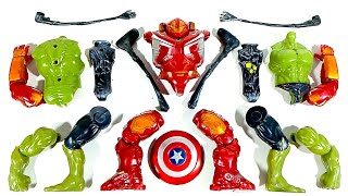 AVENGERS TOYS ASSEMBLE SIREN HEAD VS HULK SMASH VS HULK BUSTER