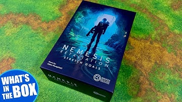NEMESIS RETALIATION STRETCH GOALS with Sundrop Miniatures Unboxing  |  Awaken Realms