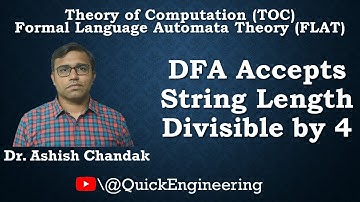 Length of String Divisible by 4 | Theory of Computation | Ashish Chandak