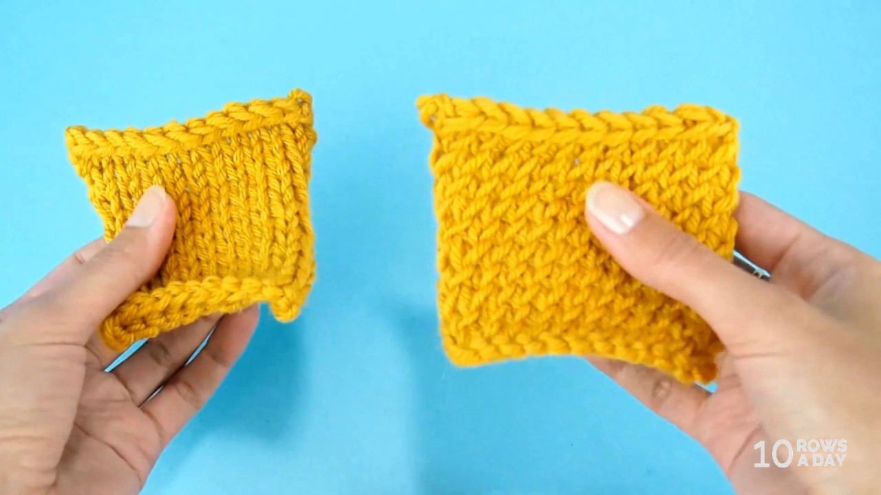 How To Knit Stockinette Stitch That Doesn T Curl