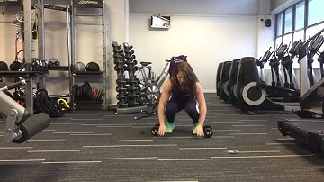 Dumbbell deadlift bicep curl shoulder press burpee combination