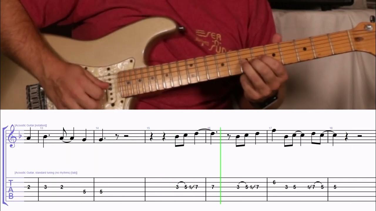 How to Play Melody to Go Your Own Way by Fleetwood Mac on Guitar with TAB YouTube