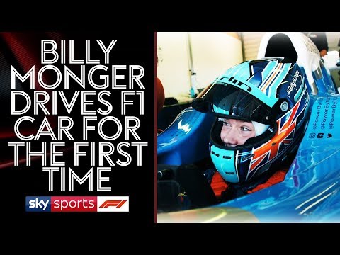 Billy Monger Drives An F1 Car For The First Time!