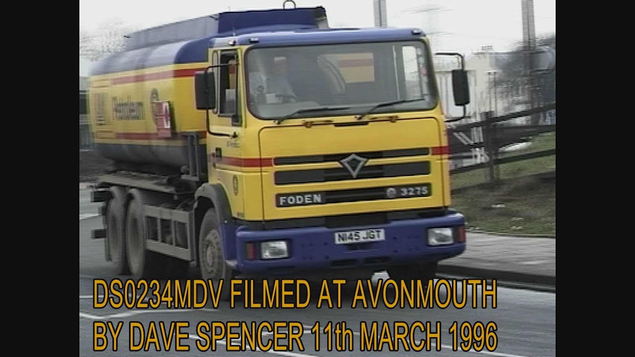 DS0234MDV BRISTOL AVONMOUTH TRUCKS 11th March 1996 BY DAVE SPENCER Pt2
