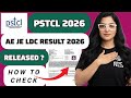 pstcl result 2026 | pstcl ae je alm ldc assa result 2026