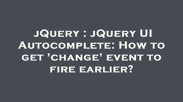 jQuery : jQuery UI Autocomplete: How to get 