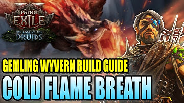Near INFINITE Flame Breath Wyvern Build DELETES The Endgame - PoE 2 The Last of the Druids