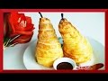Weihnachtsdessert Honig-Vanille-Birne im Schlafrock Blätterteig Rezept I KatisWeltTV
