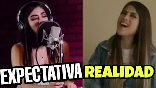 ANDREA ZÚÑIGA SIN AUTOTUNE | EXPECTATIVA VS REALIDAD