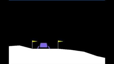 AI Learns to land Moon Lander