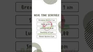 Schedule meal timings & get into healthy life nutrition nutritionplus mealtime healthylifestyle