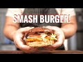 Smash burger with housemade buns