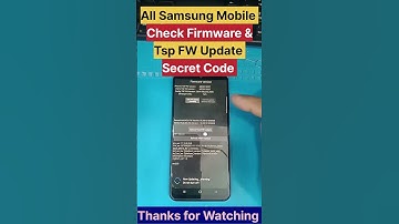 All Samsung Mobile Check Firmware & Update Phone | Secret Code |Thanks for Watching|#youtube #shorts
