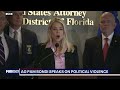 AG Bondi announces arrest of suspect accused of threatening conservative political commentator Benny