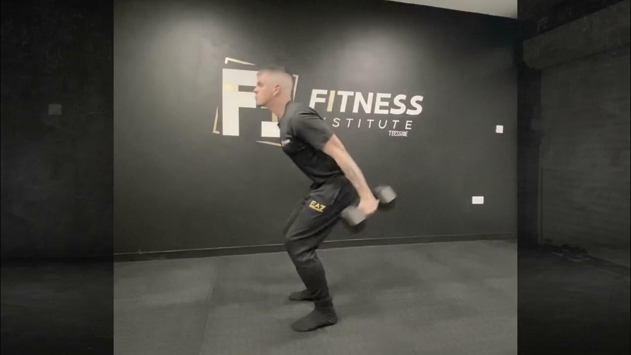 Fitness Institute Dumbbell Swing Clean YouTube