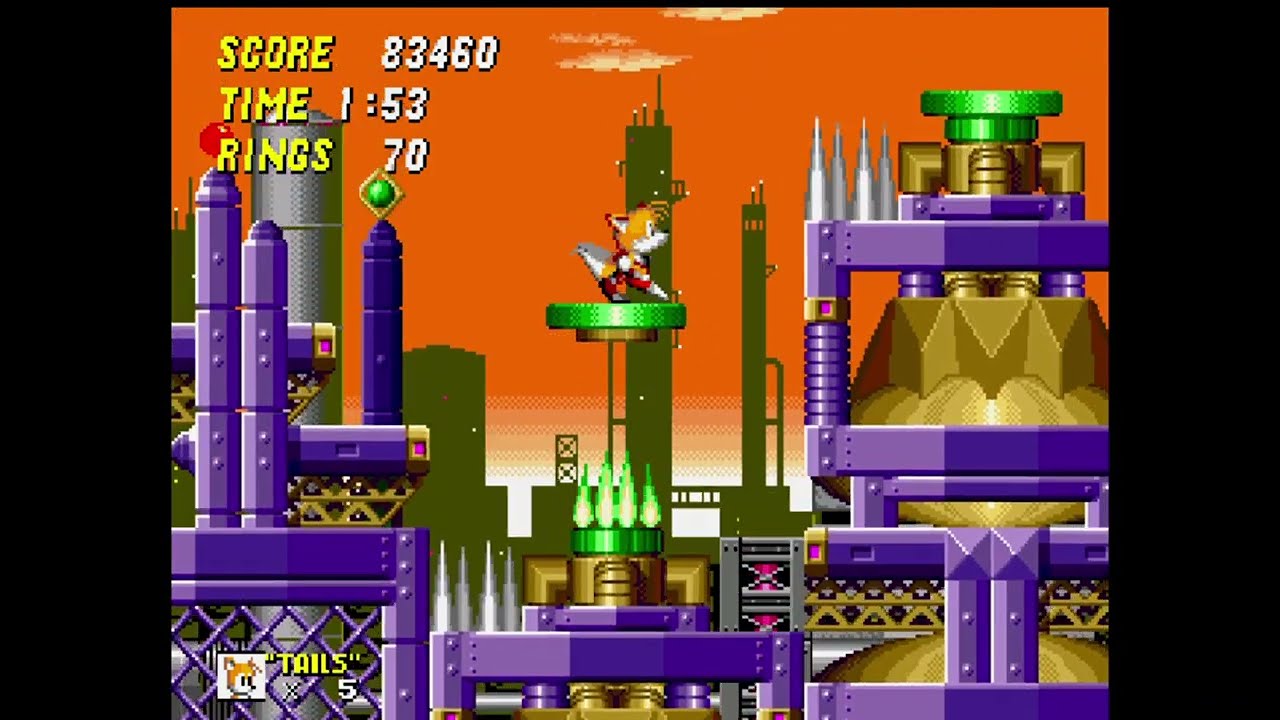 Sonic 2 Oil Ocean Zone Act 1 - YouTube